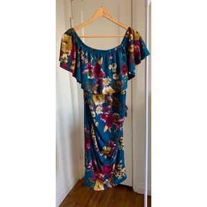My Bump Fitted Maternity Floral Dress